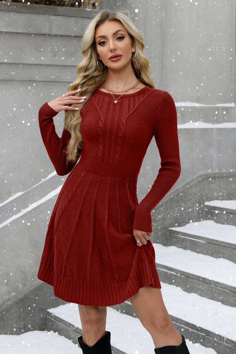 21 Cute Winter Dresses to Wear in 2024 and 2025