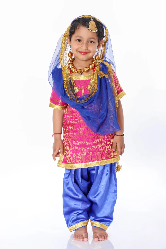 Costumes For Greatest Showman Kids Fancy Dress Punjabi Dance Fancy 