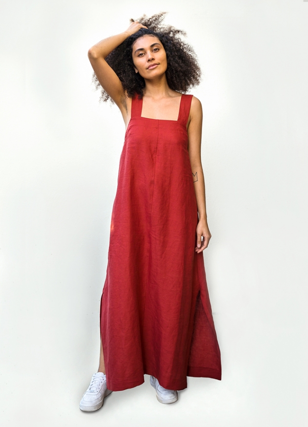 WIDE-STRAP MAXI DRESS - peppermint magazine